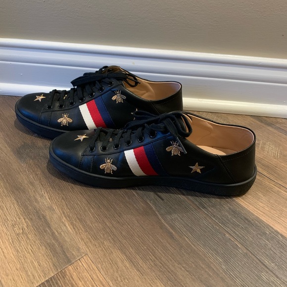 Gucci Ace Sneaker Bees and Stars - Picture 2 of 7